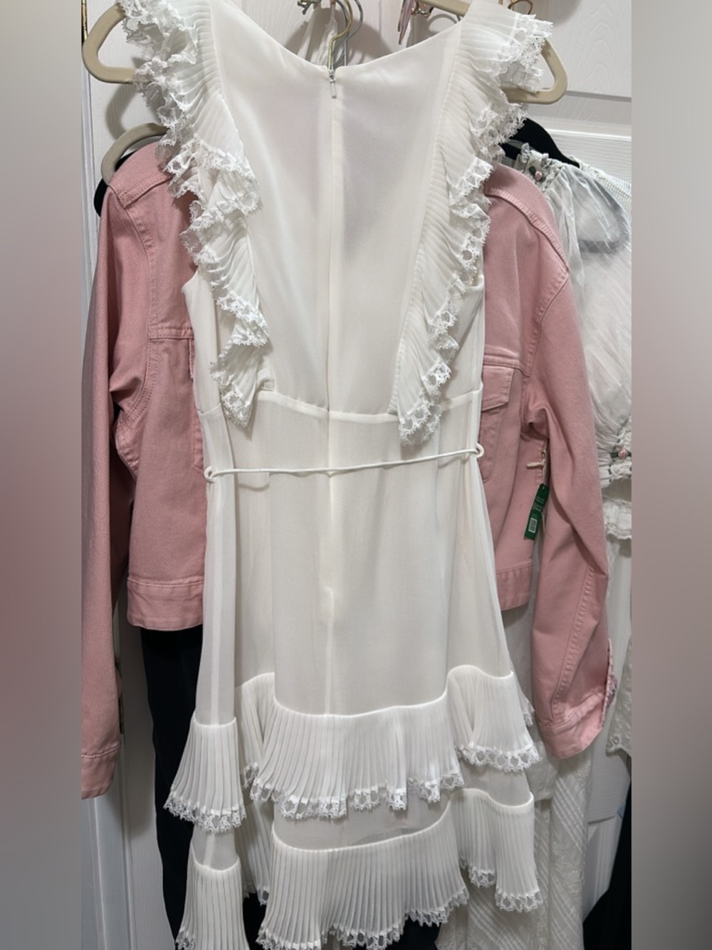 Zimmerman Elegant White Ruffle Dress - Picture 5 of 5